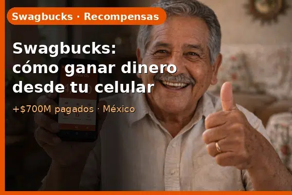 Swagbucks en México: cómo funciona y cómo ganar dinero desde tu celular