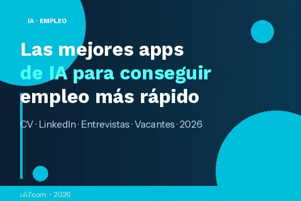 Las mejores apps de IA para conseguir empleo más rápido en 2026