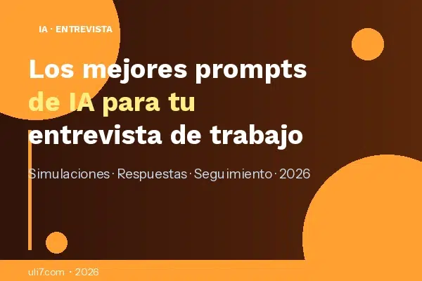 Los mejores prompts de IA para prepararte para una entrevista de trabajo